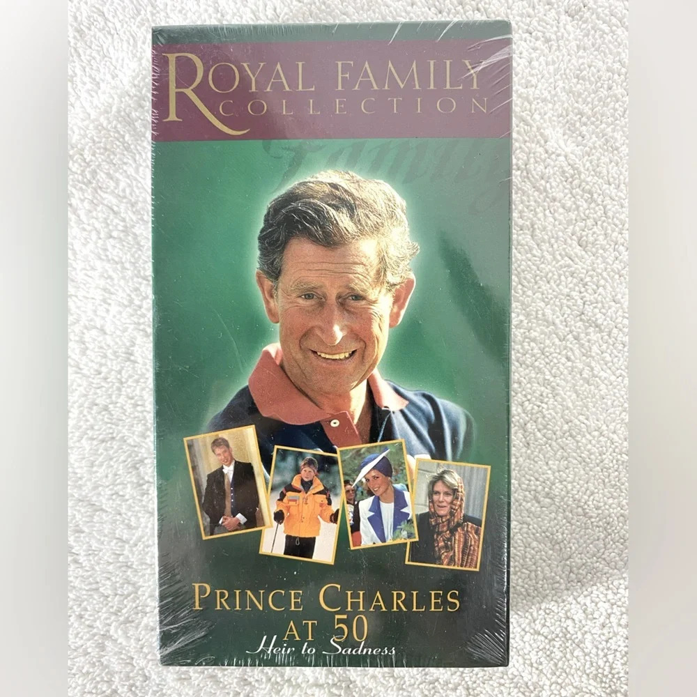 Vintage VHS Movie Tape Royal Family Collection Prince Charles At 50